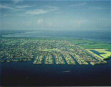 Punta Gorda has 108 miles of salt water access canals.